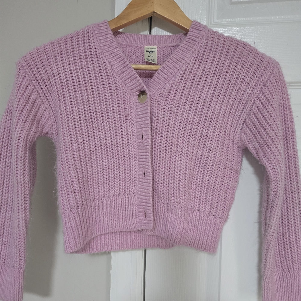 Cozy Pink Knit Sweater OSHkosh - Picture 3 of 5